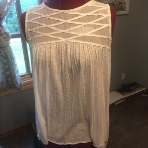 White summer top